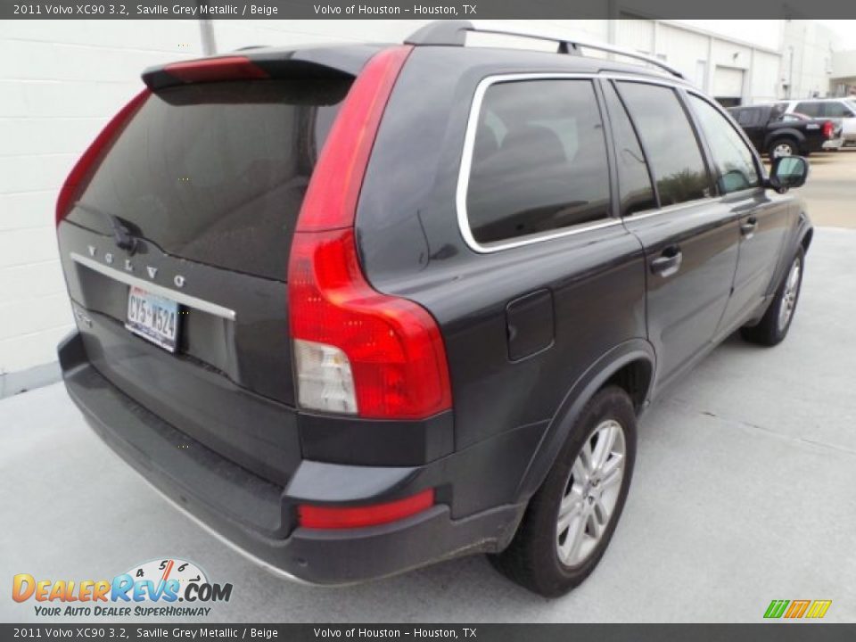 2011 Volvo XC90 3.2 Saville Grey Metallic / Beige Photo #4
