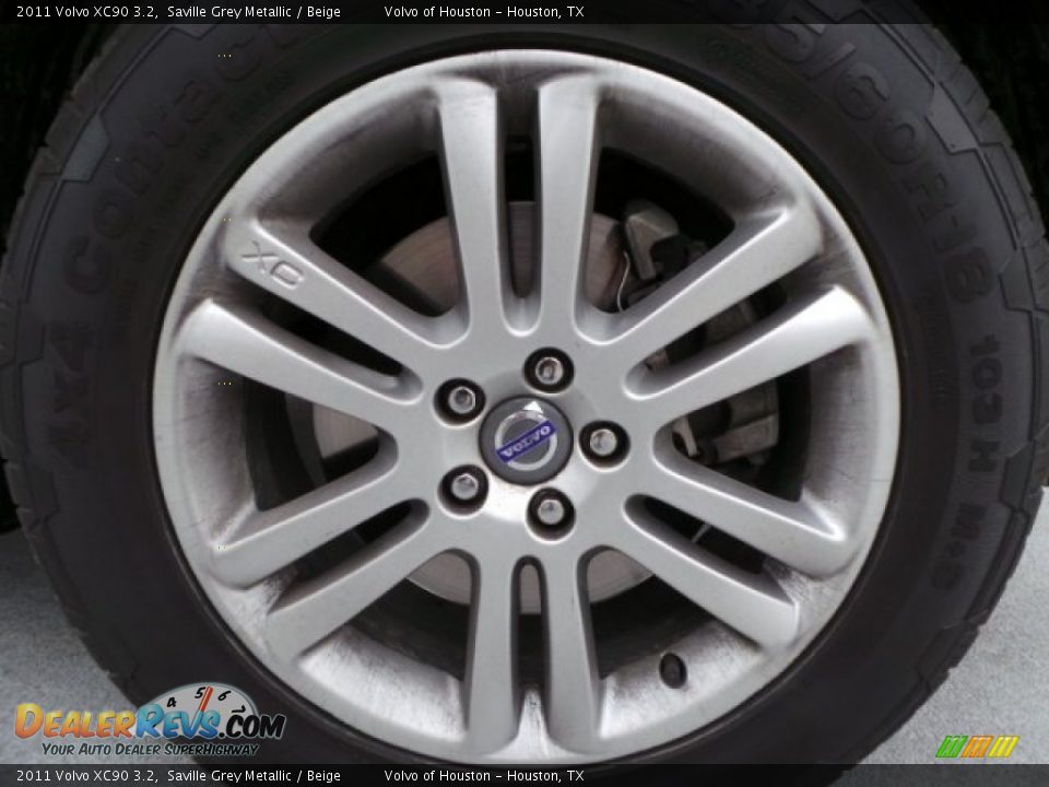 2011 Volvo XC90 3.2 Saville Grey Metallic / Beige Photo #6