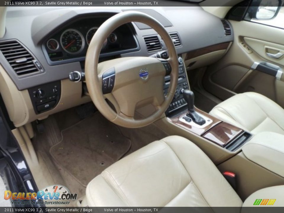2011 Volvo XC90 3.2 Saville Grey Metallic / Beige Photo #8