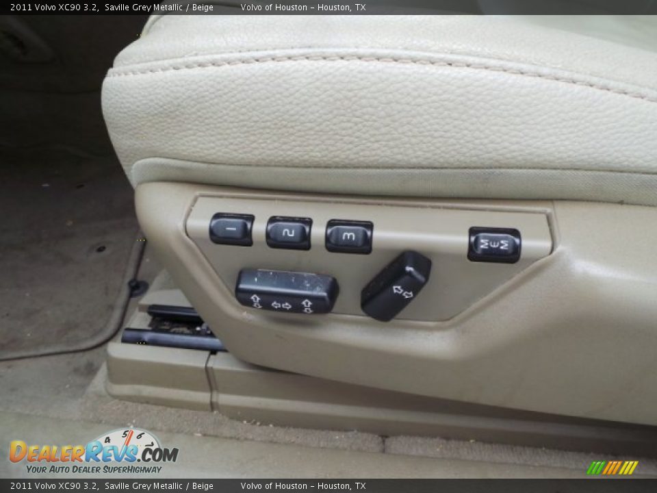 2011 Volvo XC90 3.2 Saville Grey Metallic / Beige Photo #10