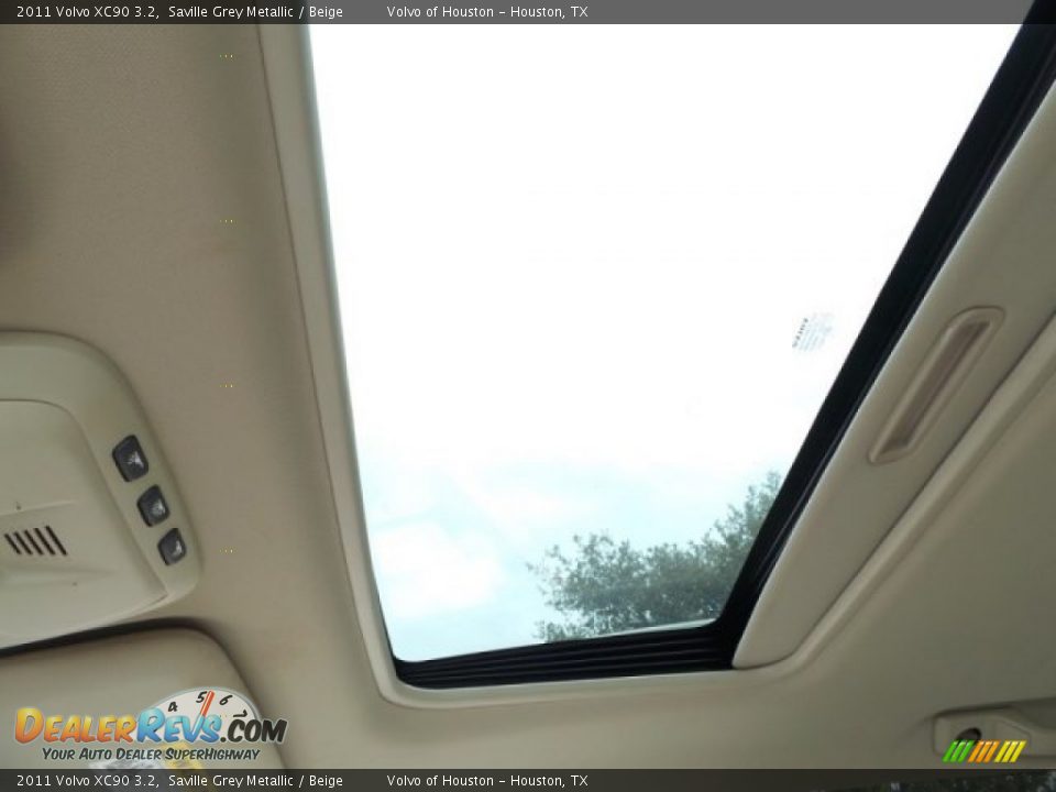 2011 Volvo XC90 3.2 Saville Grey Metallic / Beige Photo #13