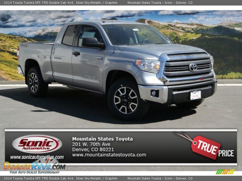 2014 Toyota Tundra SR5 TRD Double Cab 4x4 Silver Sky Metallic / Graphite Photo #1