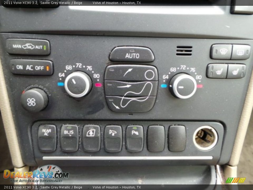 2011 Volvo XC90 3.2 Saville Grey Metallic / Beige Photo #16