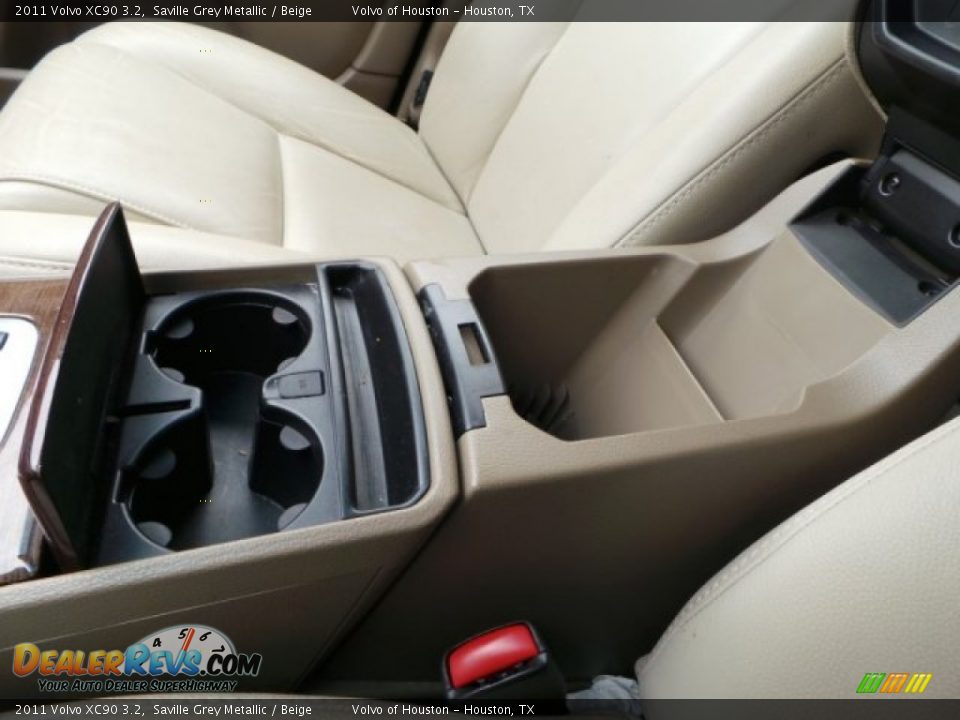 2011 Volvo XC90 3.2 Saville Grey Metallic / Beige Photo #17