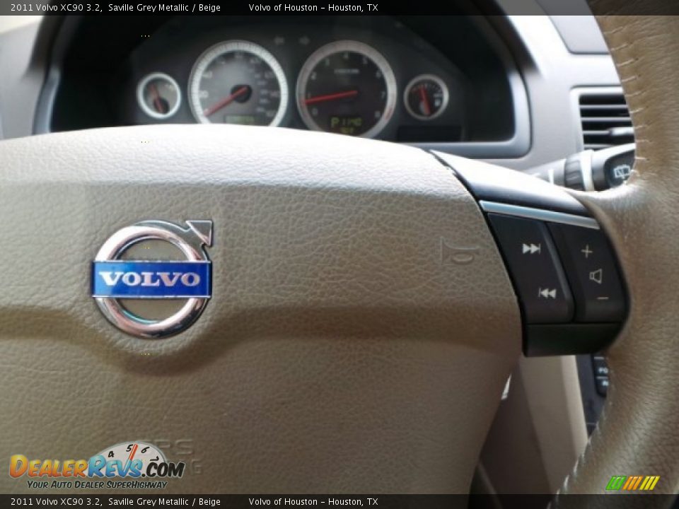 2011 Volvo XC90 3.2 Saville Grey Metallic / Beige Photo #18