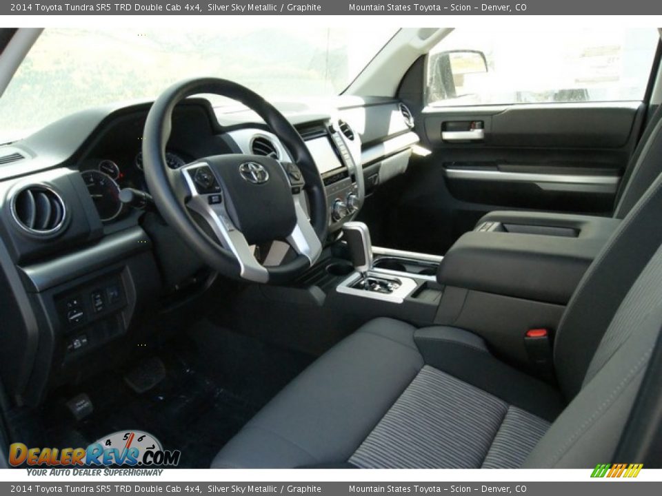 2014 Toyota Tundra SR5 TRD Double Cab 4x4 Silver Sky Metallic / Graphite Photo #5