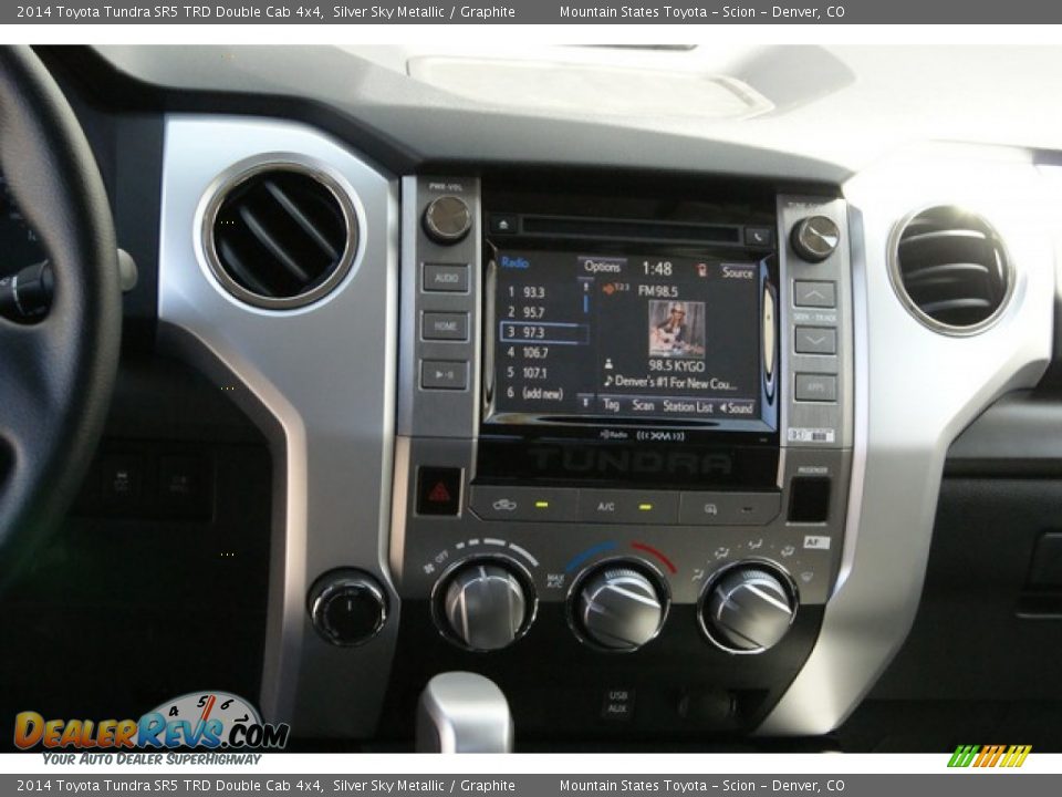 2014 Toyota Tundra SR5 TRD Double Cab 4x4 Silver Sky Metallic / Graphite Photo #6
