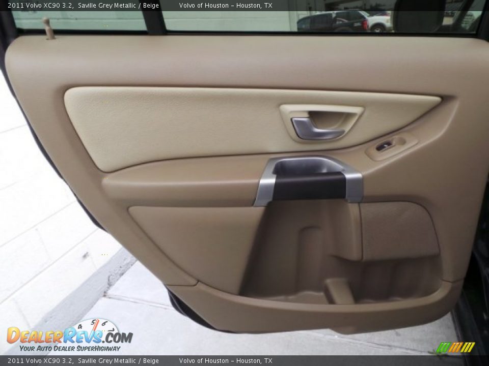 2011 Volvo XC90 3.2 Saville Grey Metallic / Beige Photo #21