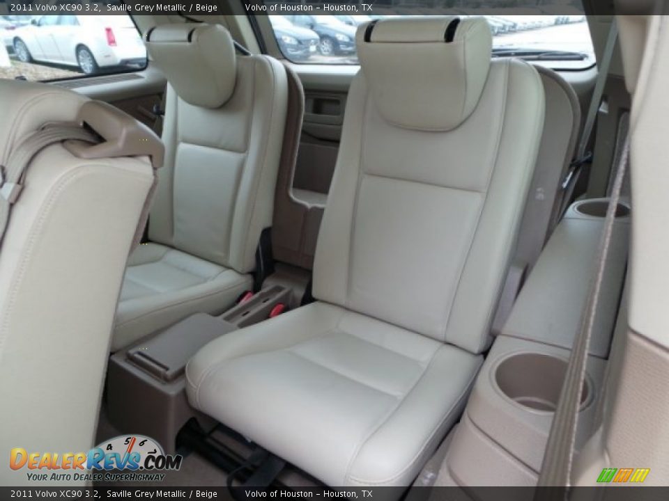 2011 Volvo XC90 3.2 Saville Grey Metallic / Beige Photo #24