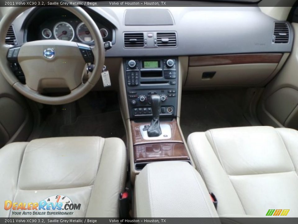 2011 Volvo XC90 3.2 Saville Grey Metallic / Beige Photo #25