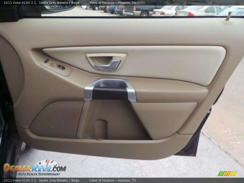 2011 Volvo XC90 3.2 Saville Grey Metallic / Beige Photo #28