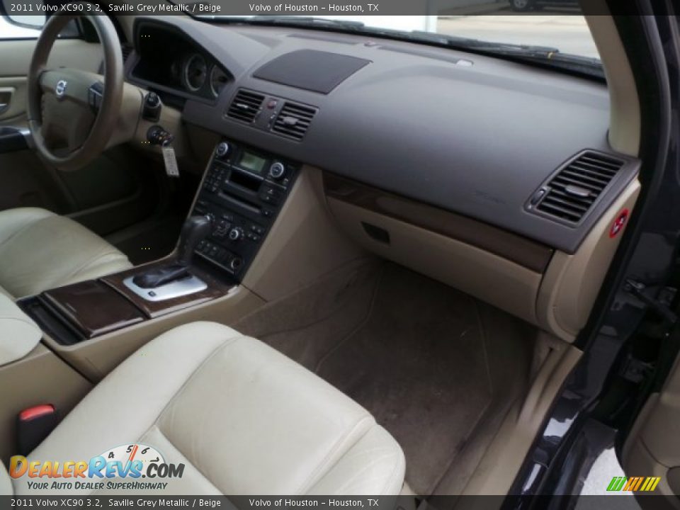 2011 Volvo XC90 3.2 Saville Grey Metallic / Beige Photo #29
