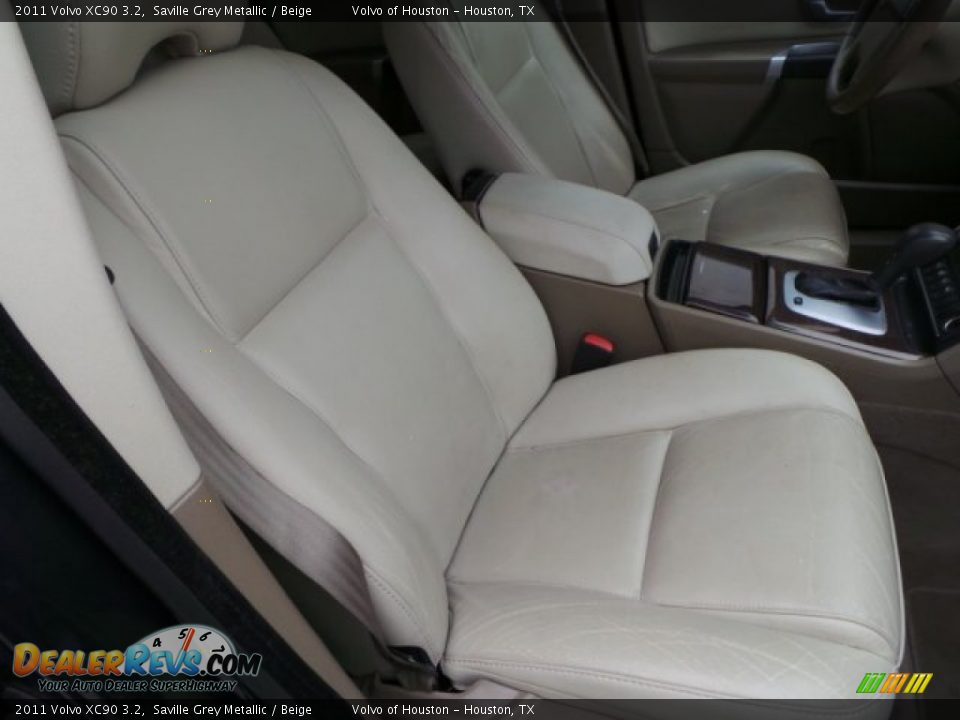 2011 Volvo XC90 3.2 Saville Grey Metallic / Beige Photo #30