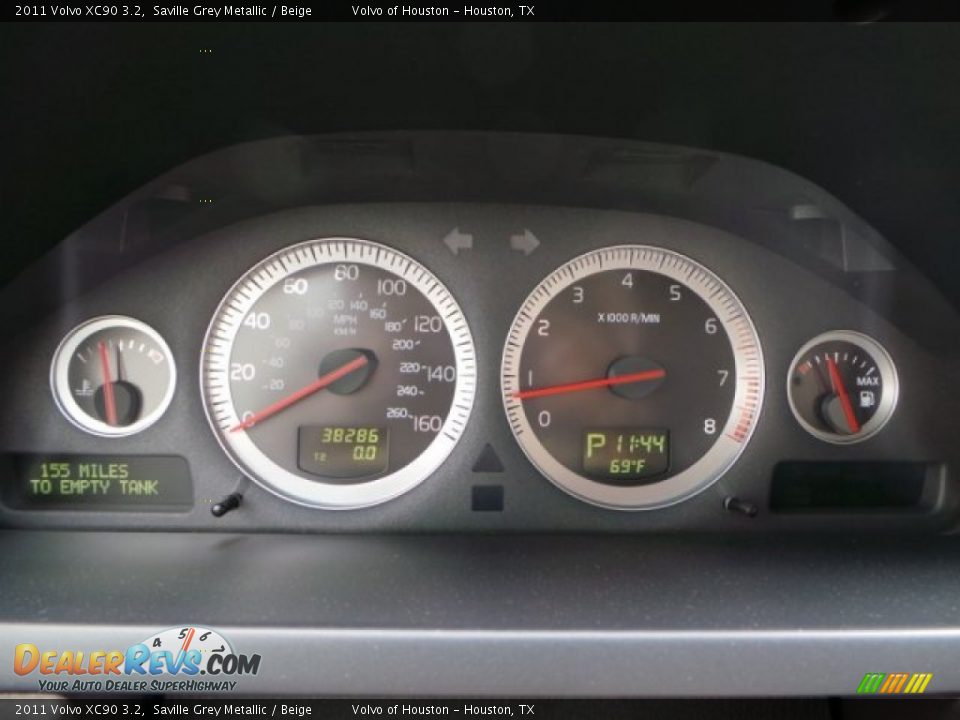 2011 Volvo XC90 3.2 Saville Grey Metallic / Beige Photo #32