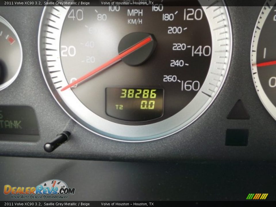 2011 Volvo XC90 3.2 Saville Grey Metallic / Beige Photo #33
