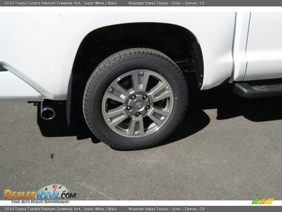 2014 Toyota Tundra Platinum Crewmax 4x4 Super White / Black Photo #9
