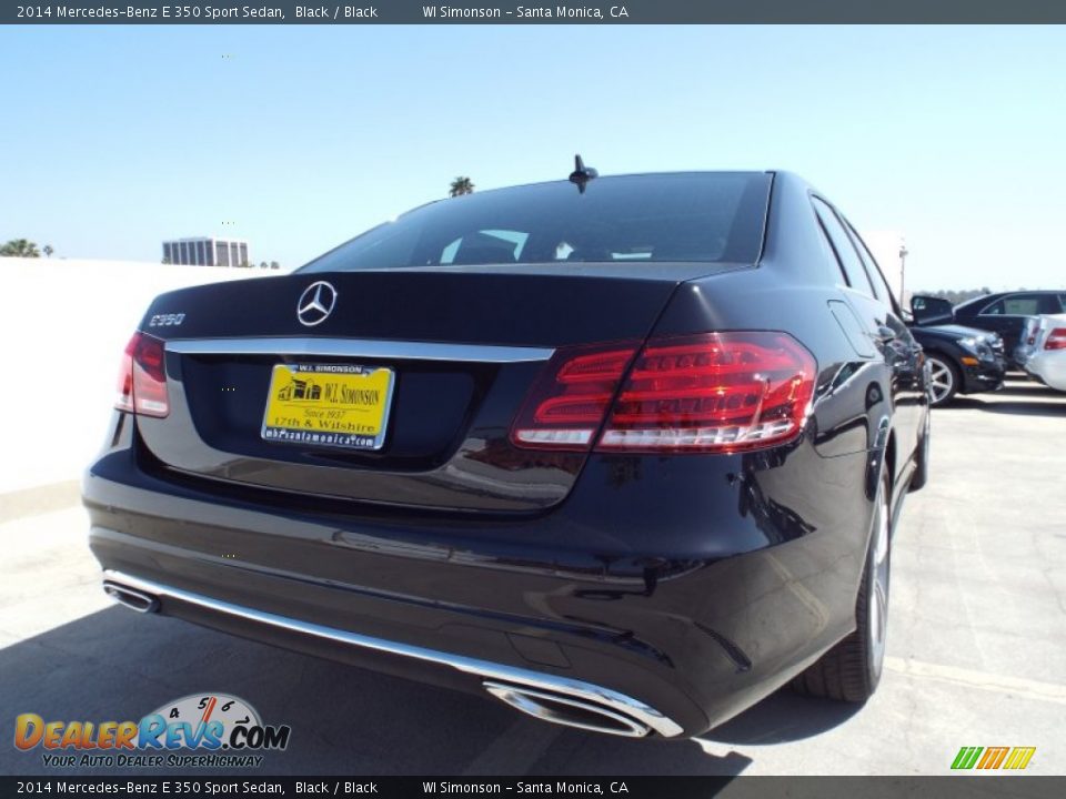 2014 Mercedes-Benz E 350 Sport Sedan Black / Black Photo #4