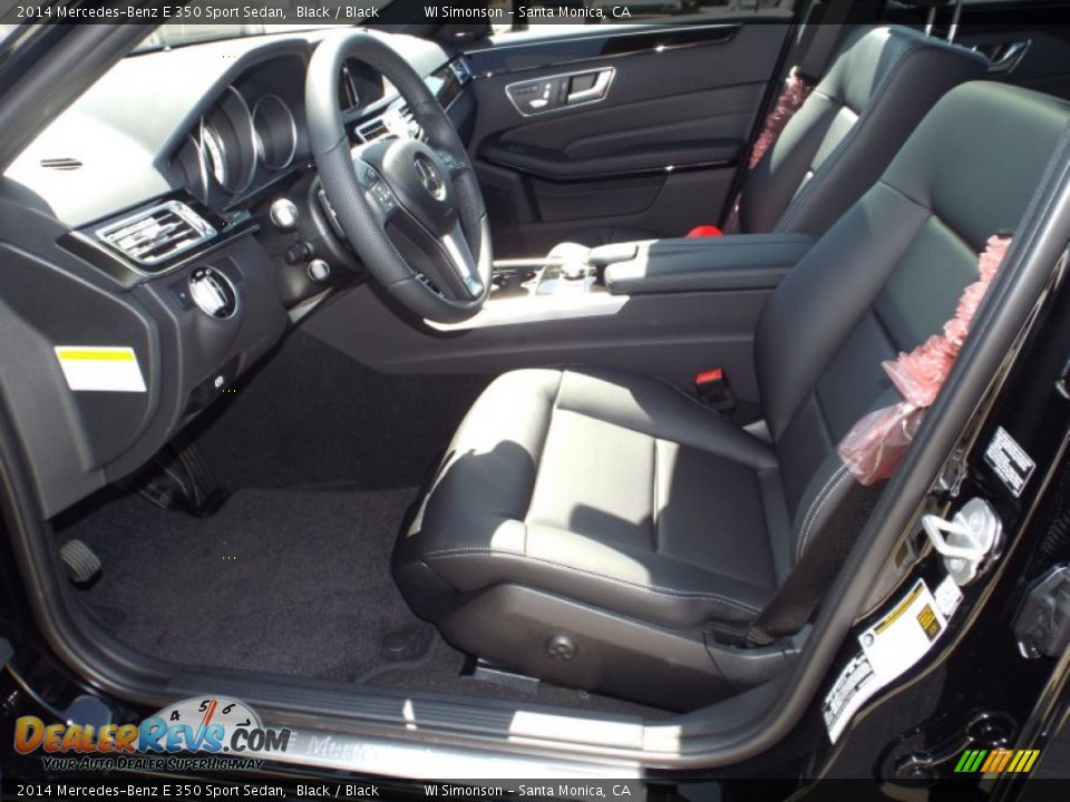 2014 Mercedes-Benz E 350 Sport Sedan Black / Black Photo #7
