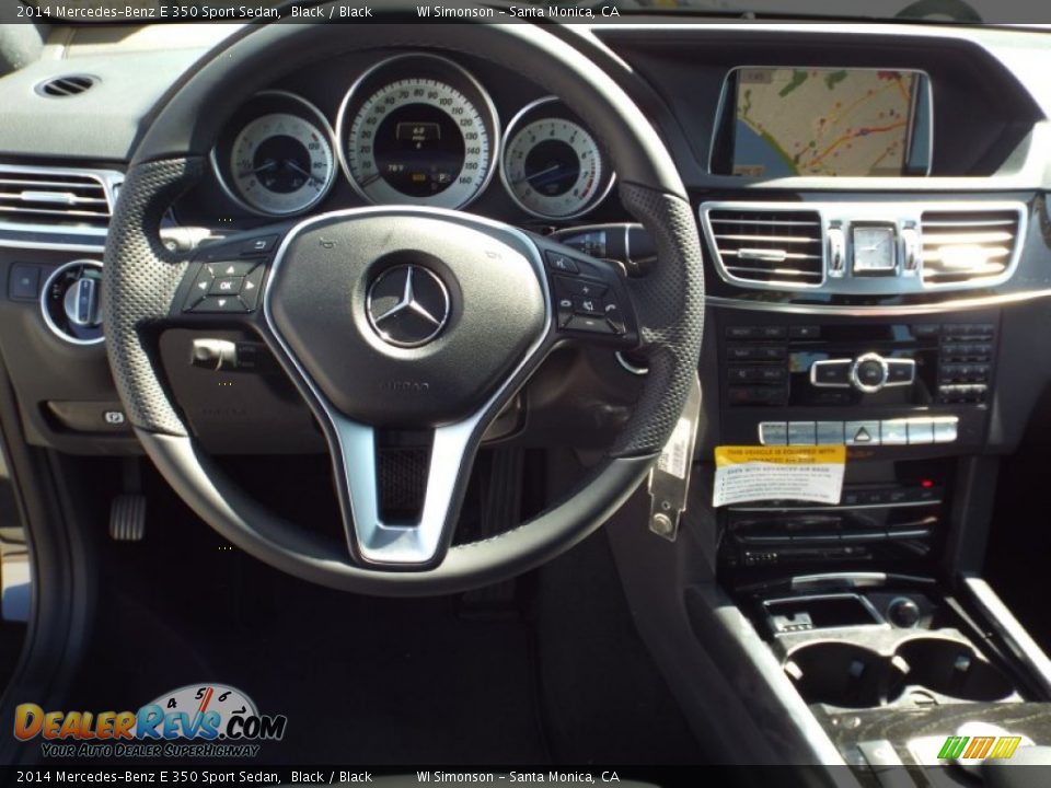 2014 Mercedes-Benz E 350 Sport Sedan Black / Black Photo #9
