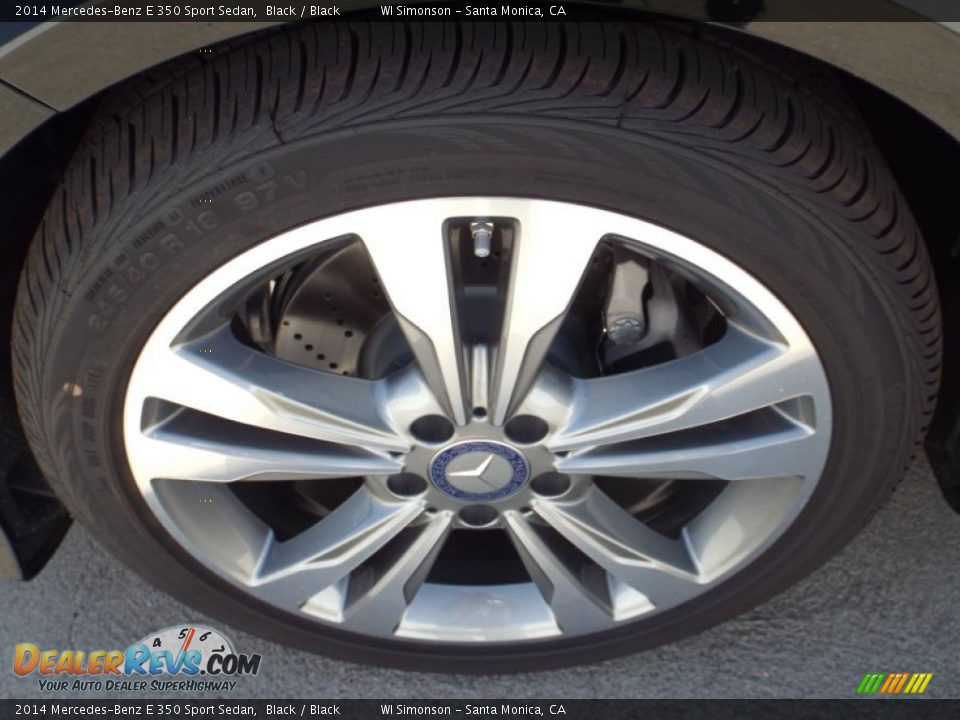 2014 Mercedes-Benz E 350 Sport Sedan Black / Black Photo #10