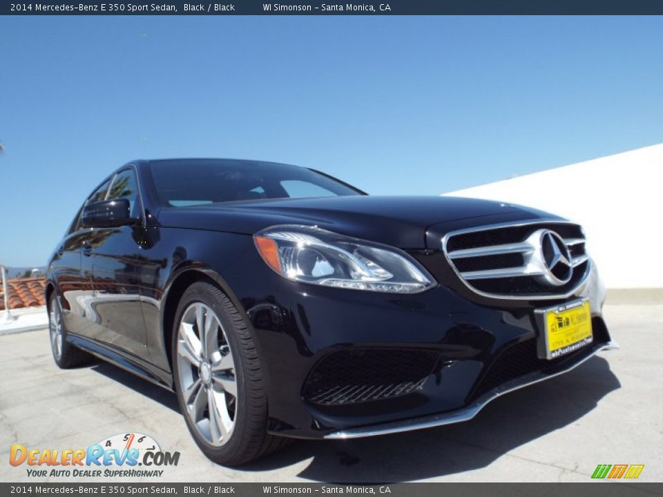 2014 Mercedes-Benz E 350 Sport Sedan Black / Black Photo #11