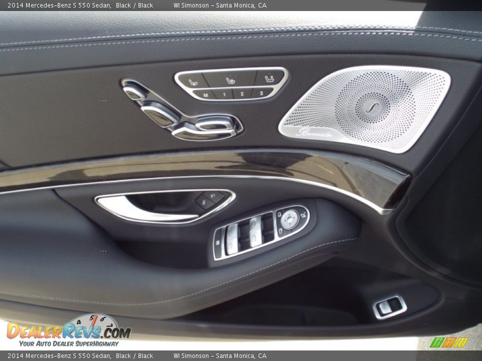 2014 Mercedes-Benz S 550 Sedan Black / Black Photo #6