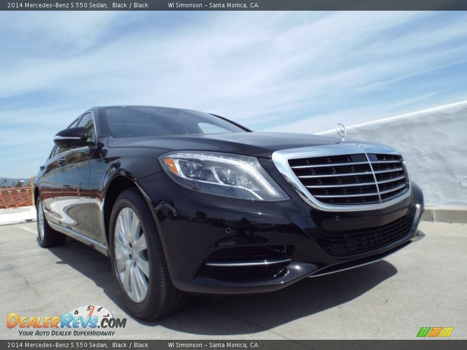 2014 Mercedes-Benz S 550 Sedan Black / Black Photo #11