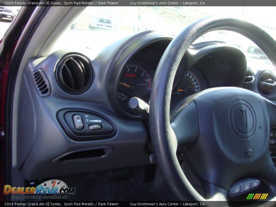 2004 Pontiac Grand Am SE Sedan Sport Red Metallic / Dark Pewter Photo #10