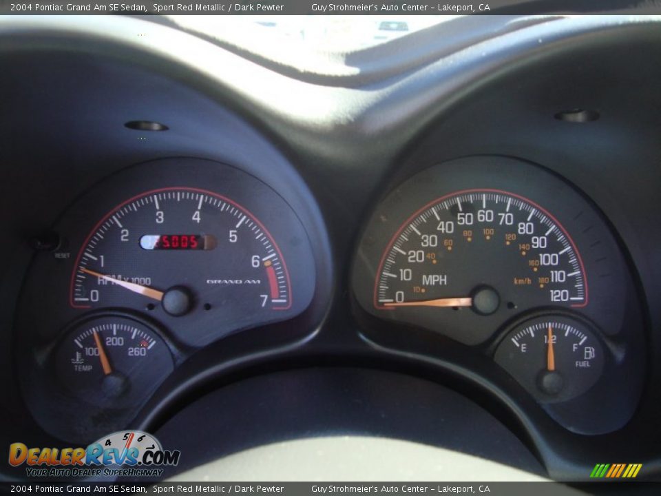 2004 Pontiac Grand Am SE Sedan Sport Red Metallic / Dark Pewter Photo #11
