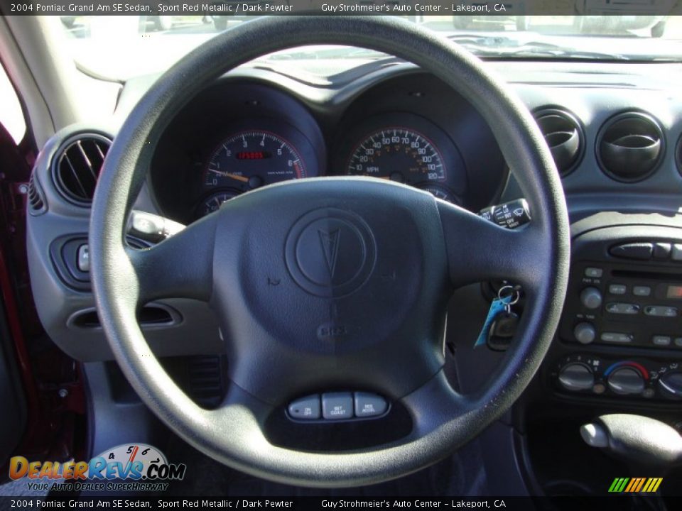2004 Pontiac Grand Am SE Sedan Sport Red Metallic / Dark Pewter Photo #12