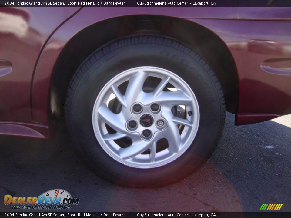 2004 Pontiac Grand Am SE Sedan Sport Red Metallic / Dark Pewter Photo #23