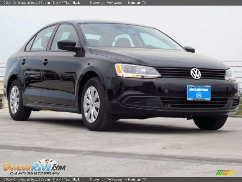 2014 Volkswagen Jetta S Sedan Black / Titan Black Photo #1
