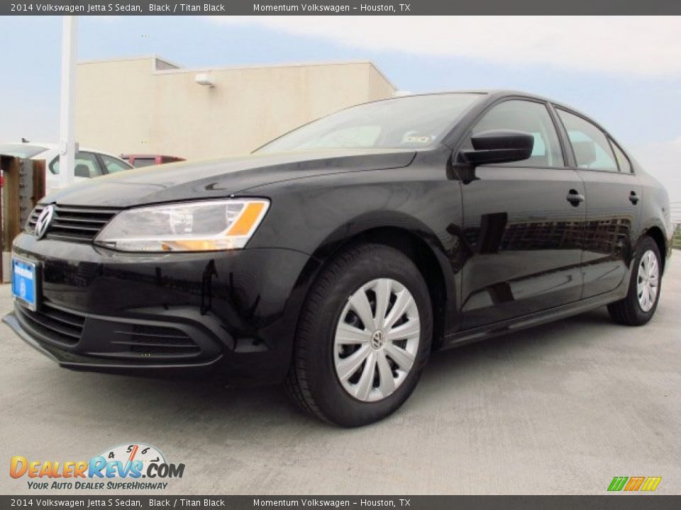 2014 Volkswagen Jetta S Sedan Black / Titan Black Photo #3