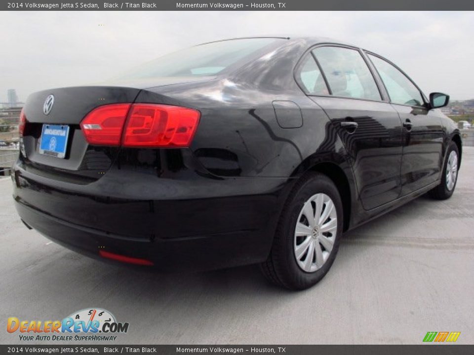 2014 Volkswagen Jetta S Sedan Black / Titan Black Photo #6