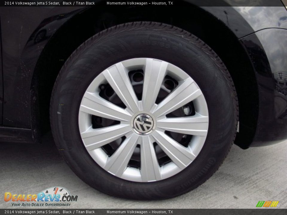 2014 Volkswagen Jetta S Sedan Black / Titan Black Photo #7