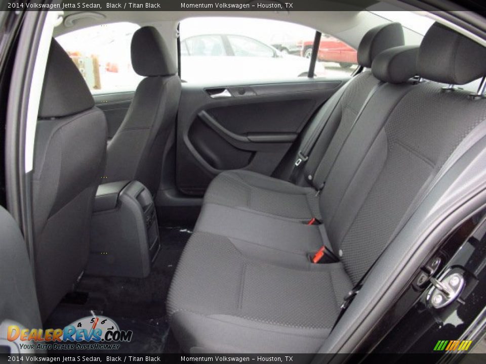 2014 Volkswagen Jetta S Sedan Black / Titan Black Photo #12