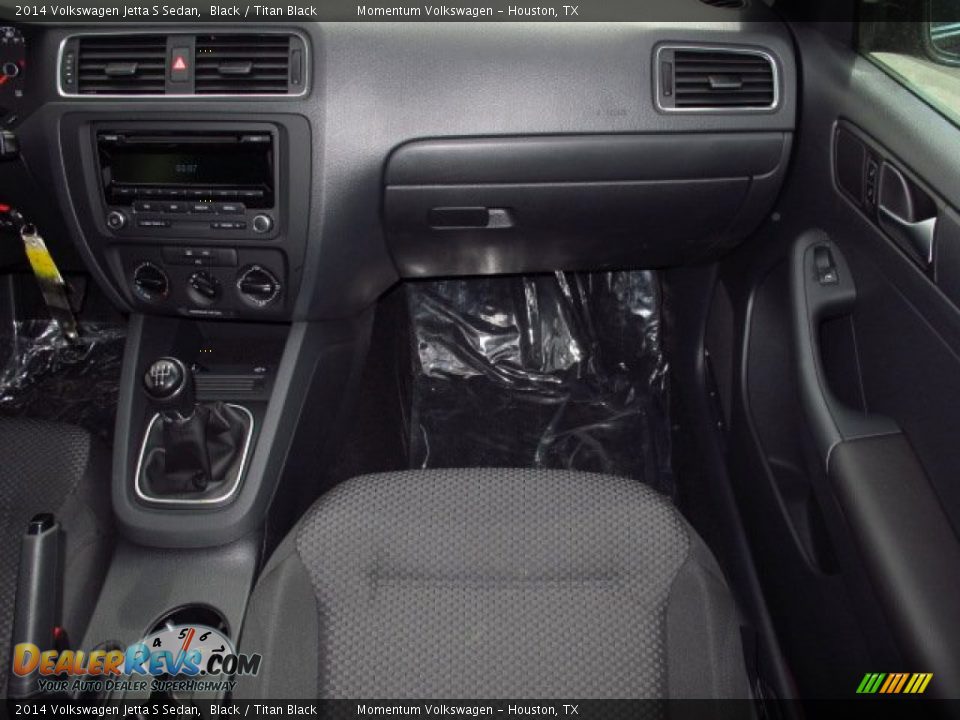 2014 Volkswagen Jetta S Sedan Black / Titan Black Photo #14
