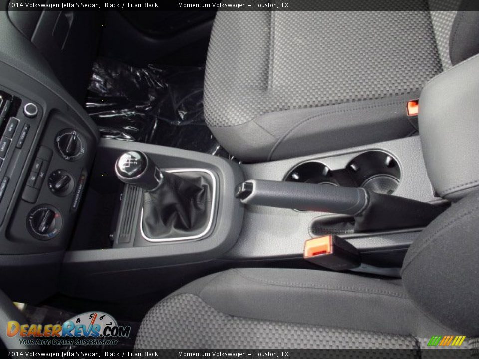 2014 Volkswagen Jetta S Sedan Black / Titan Black Photo #16