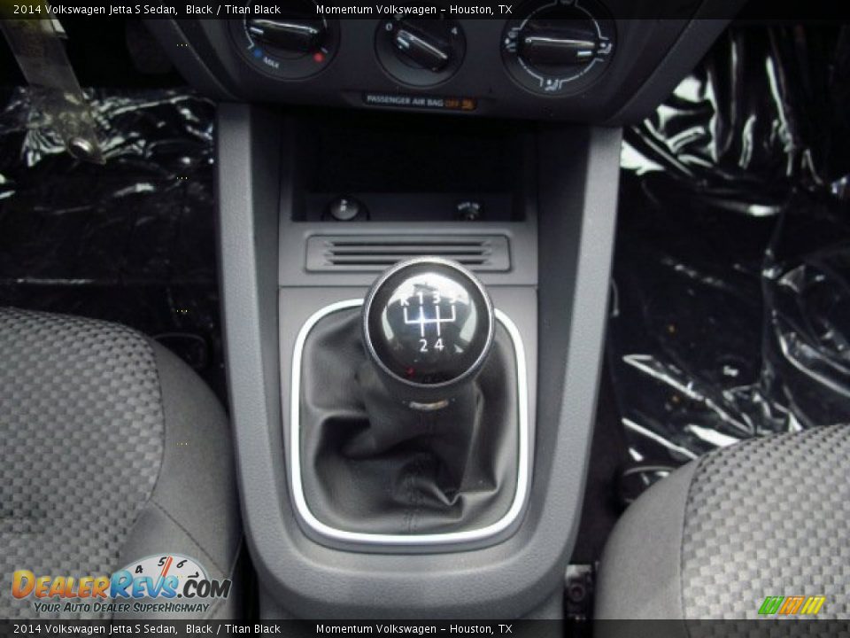 2014 Volkswagen Jetta S Sedan Black / Titan Black Photo #17