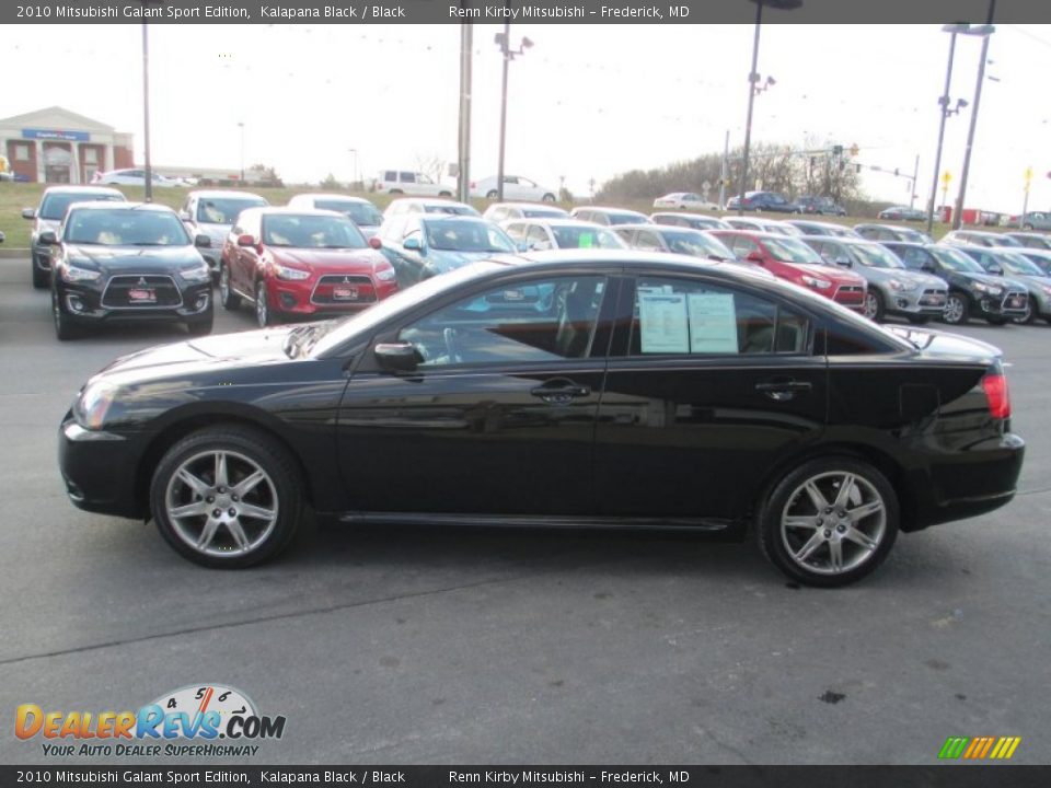 2010 Mitsubishi Galant Sport Edition Kalapana Black / Black Photo #4