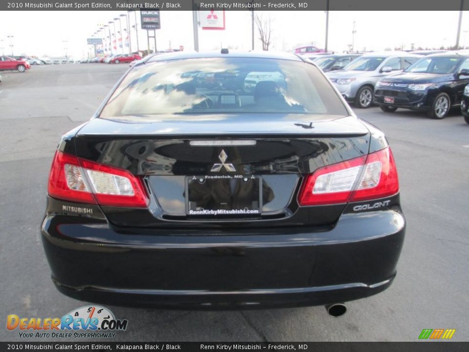 2010 Mitsubishi Galant Sport Edition Kalapana Black / Black Photo #6