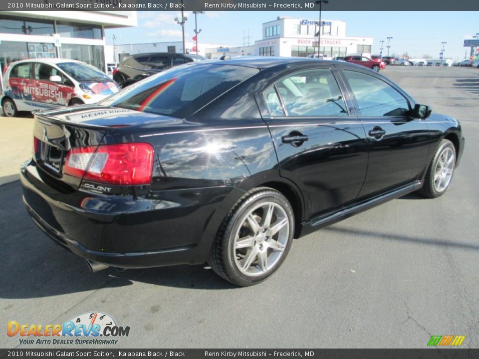 2010 Mitsubishi Galant Sport Edition Kalapana Black / Black Photo #7