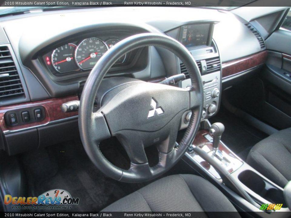 2010 Mitsubishi Galant Sport Edition Kalapana Black / Black Photo #11