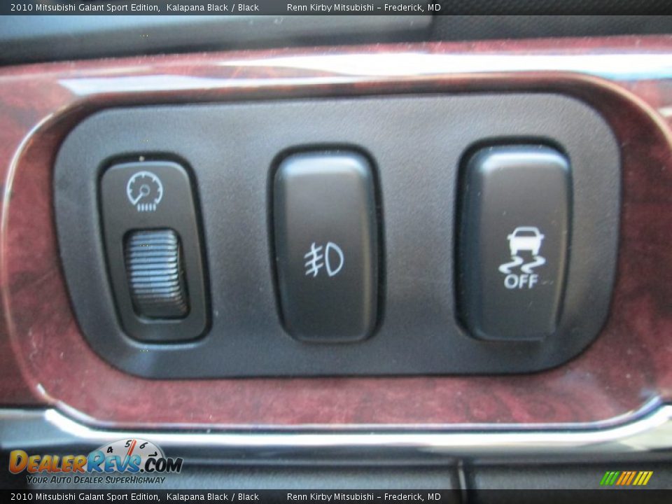 2010 Mitsubishi Galant Sport Edition Kalapana Black / Black Photo #17