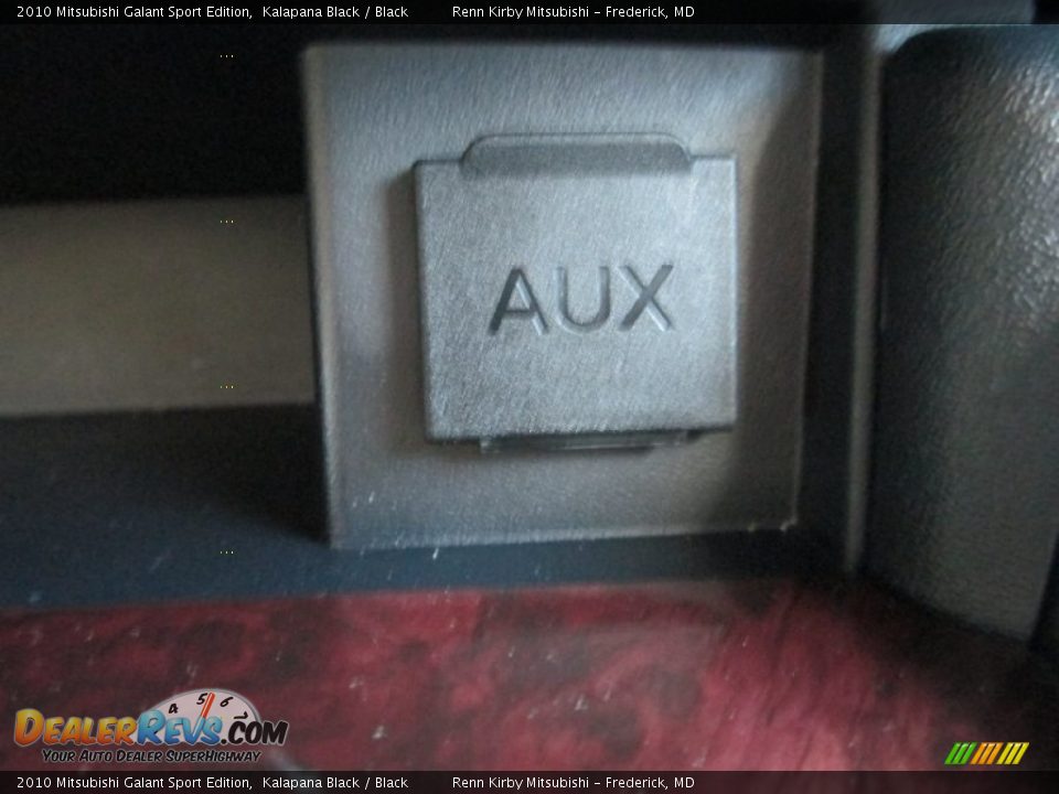 2010 Mitsubishi Galant Sport Edition Kalapana Black / Black Photo #28