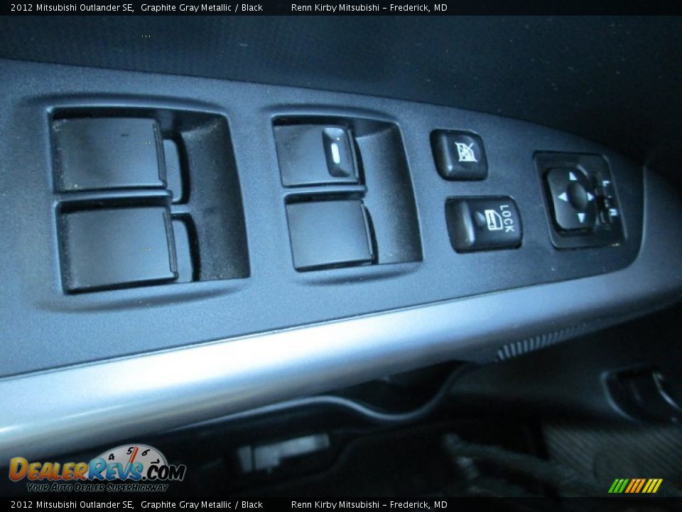2012 Mitsubishi Outlander SE Graphite Gray Metallic / Black Photo #9