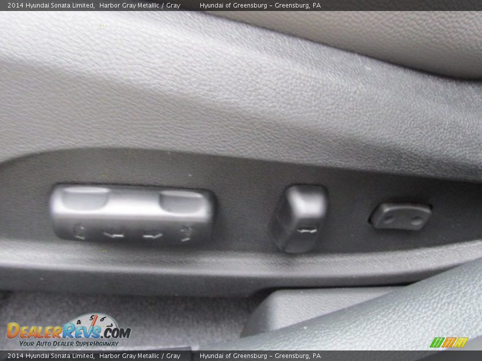 2014 Hyundai Sonata Limited Harbor Gray Metallic / Gray Photo #10