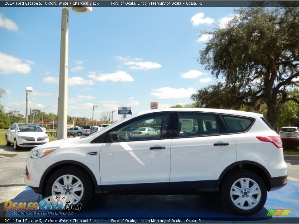 2014 Ford Escape S Oxford White / Charcoal Black Photo #2
