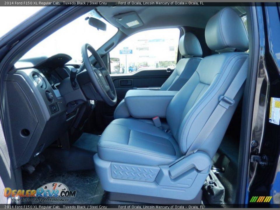 Steel Grey Interior - 2014 Ford F150 XL Regular Cab Photo #6