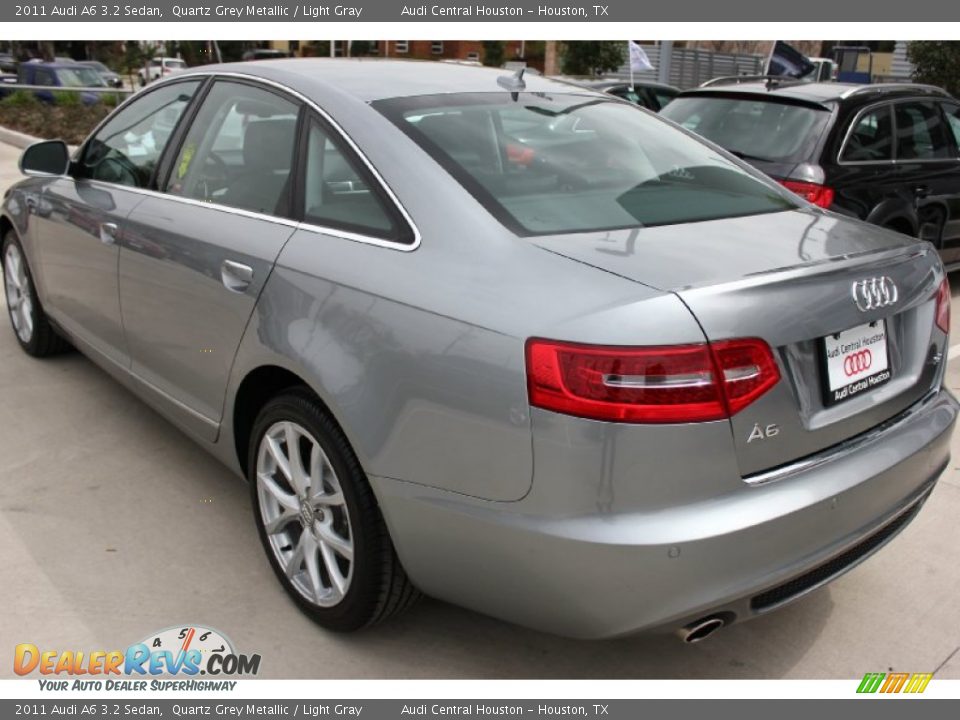2011 Audi A6 3.2 Sedan Quartz Grey Metallic / Light Gray Photo #8